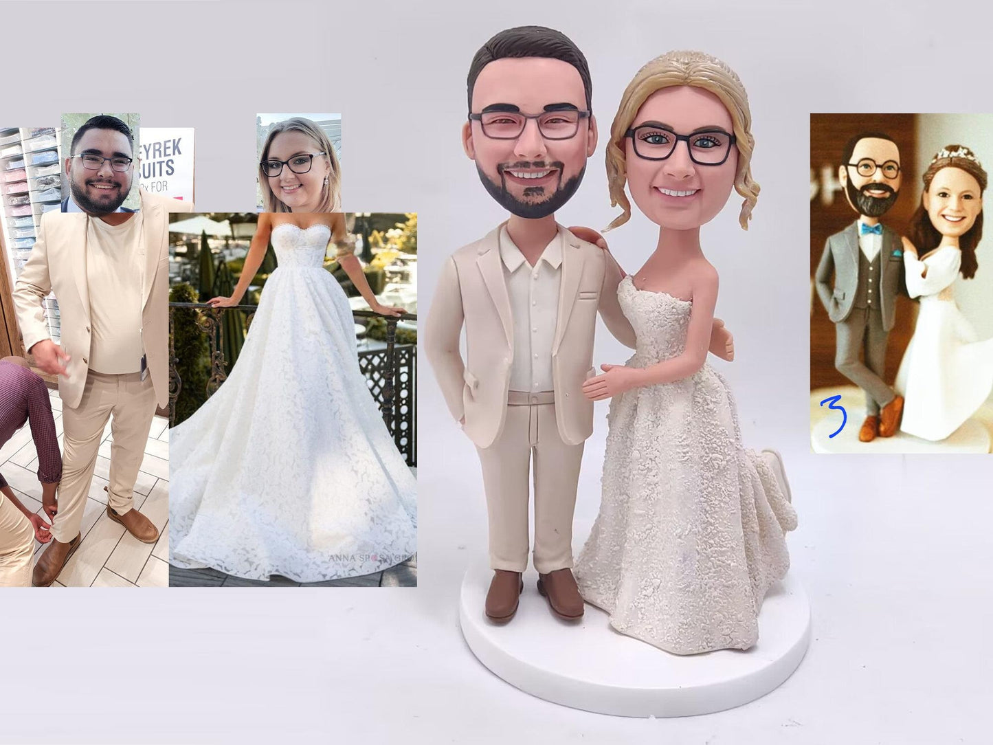 Fully Customizable 2 person Custom Bobblehead